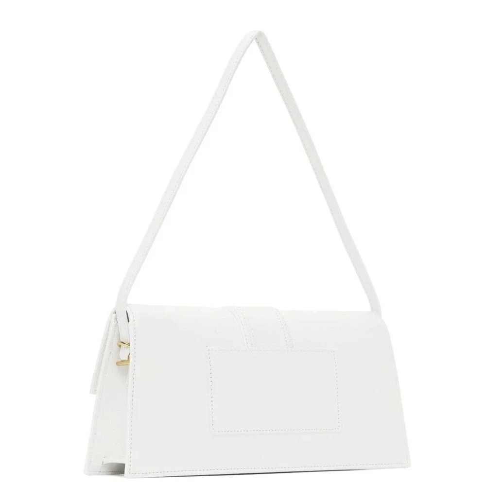 NEW Jacquemus Le Bambino Long Leather Shoulder Bag White Authentic NWT! - Picture 7 of 9